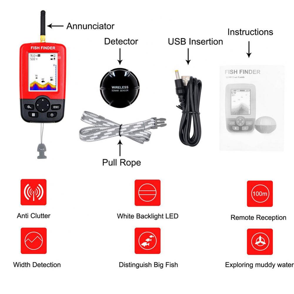 Lake Sea Fishing Smart Portabl - Fishing Depth Finder ulasan dan harga