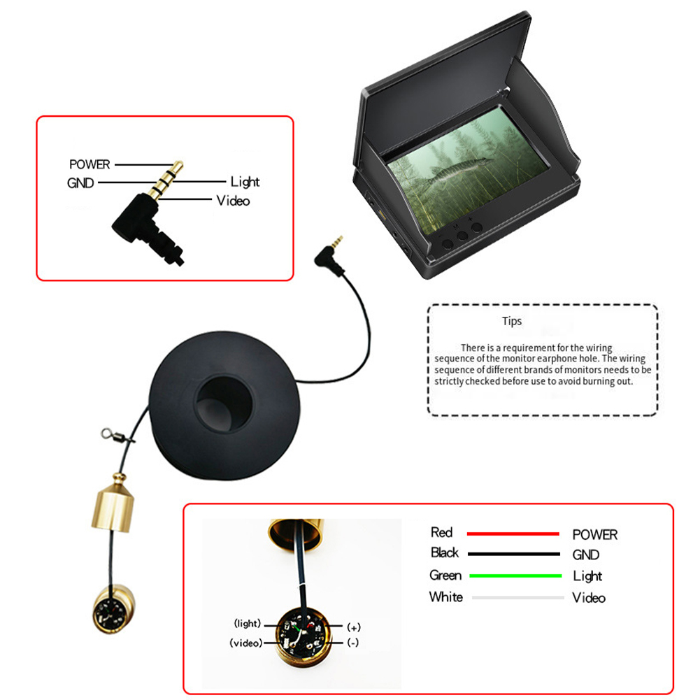 1pc Underwater Fishing Camera  - Fish Finder Portable ulasan dan harga