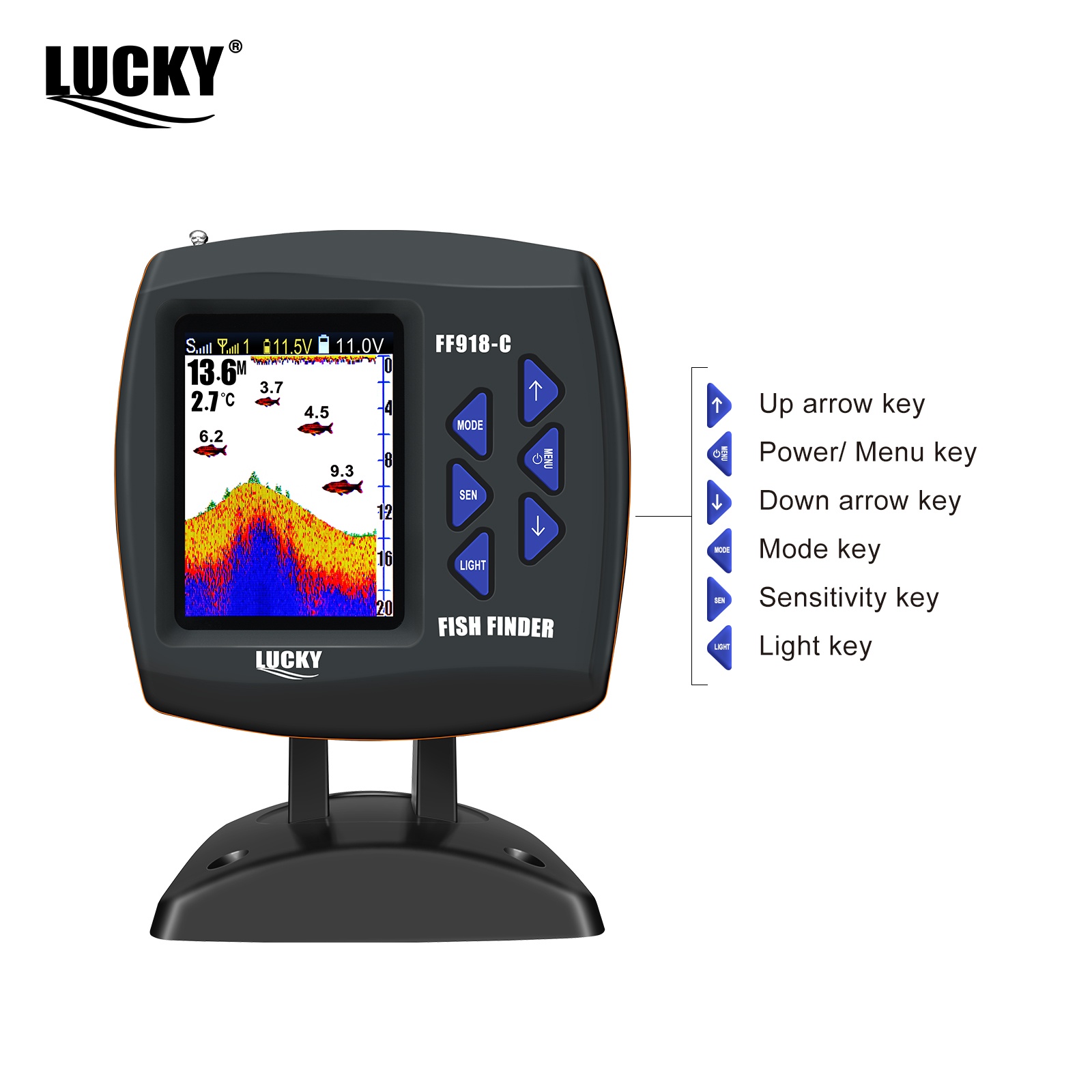 Lucky FF918 Wireless Remote Co - Fishing Depth Finder ulasan dan harga