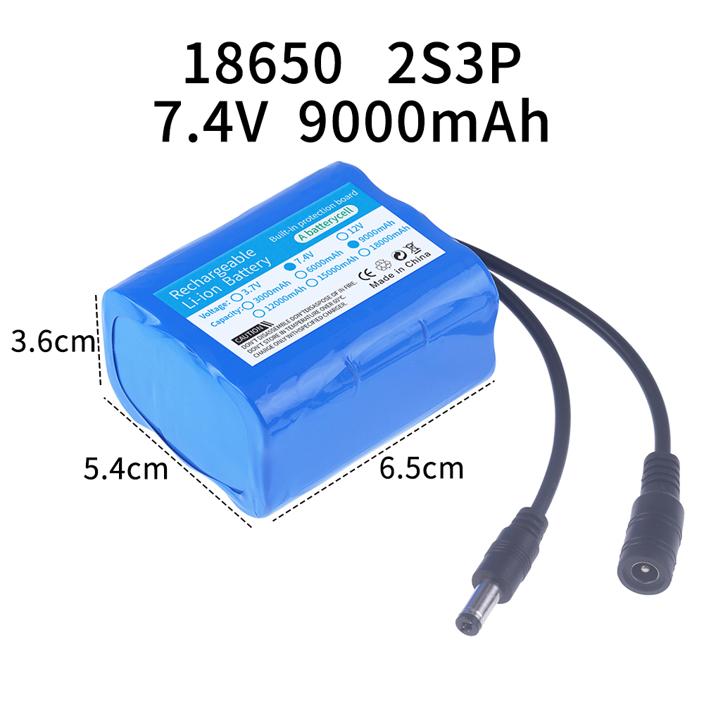7.4V battery 3000mah/6000mah/9 - Fish Finder Transducer ulasan dan harga