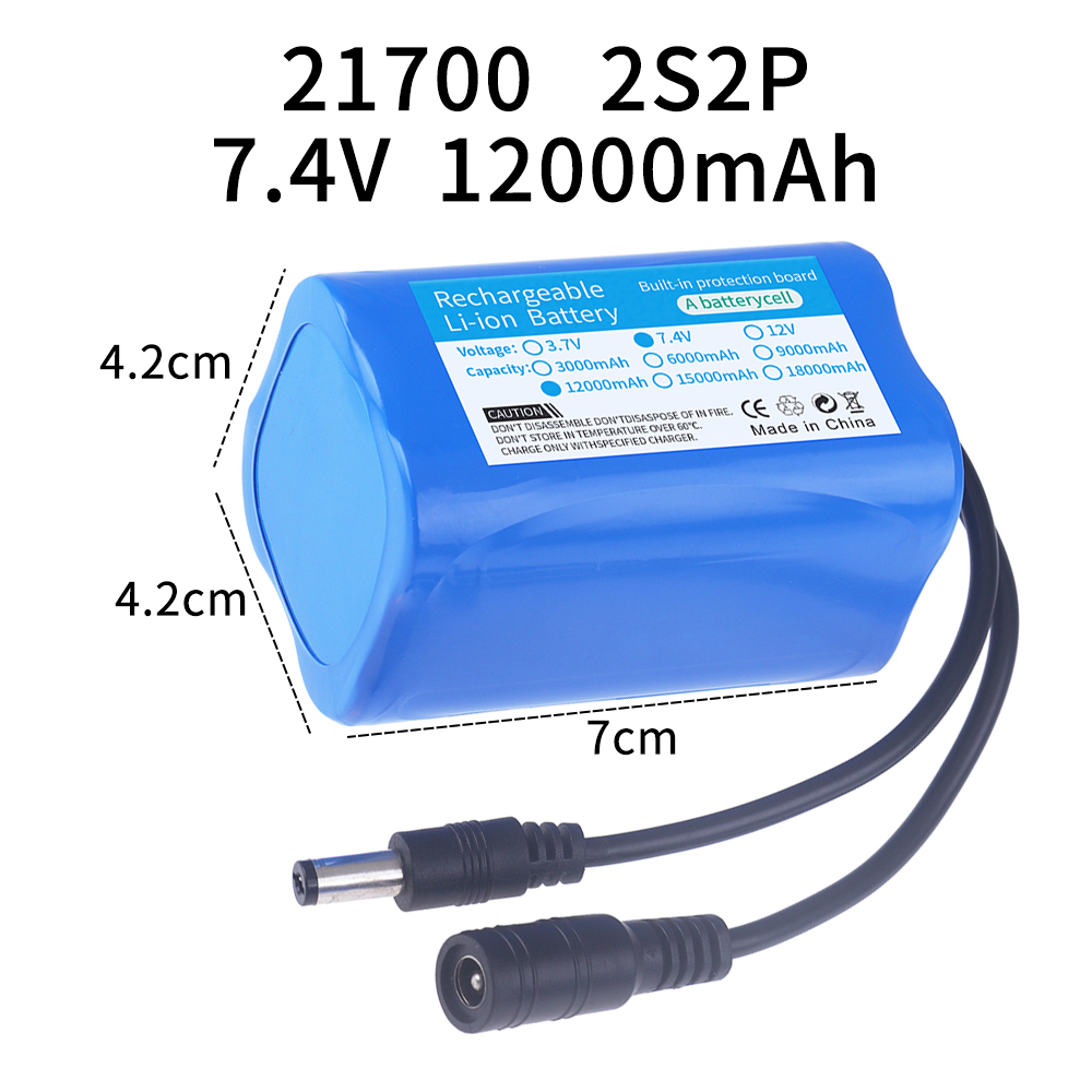 7.4V battery 3000mah/6000mah/9 - Fish Finder Transducer ulasan dan harga