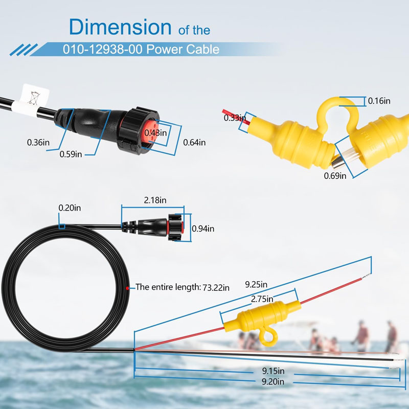 010-12938-00 Boat Power Cable  - Fish Finder Cable ulasan dan harga