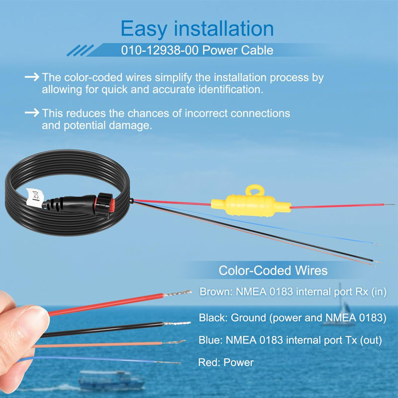 010-12938-00 Boat Power Cable  - Fish Finder Cable ulasan dan harga