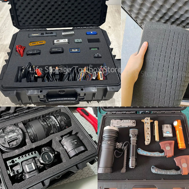Large Tool Box ABS Waterproof  - Fish Finder Case ulasan dan harga