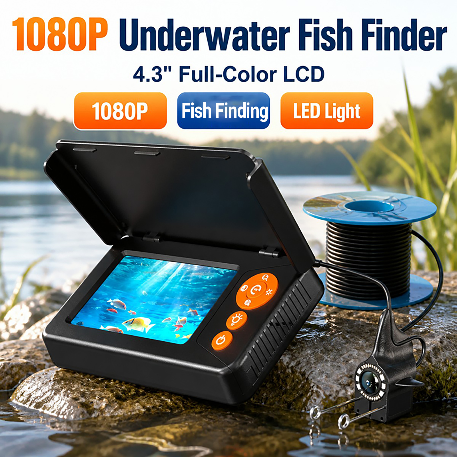 Fish Finder Underwater Camera  - Fishing Depth Finder ulasan dan harga