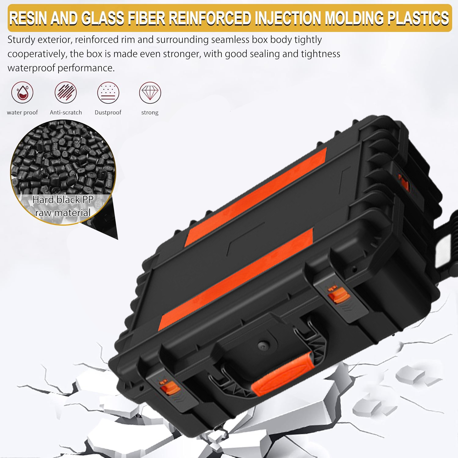 Pre Cut Foam Hard Case Waterpr - Fish Finder Case ulasan dan harga