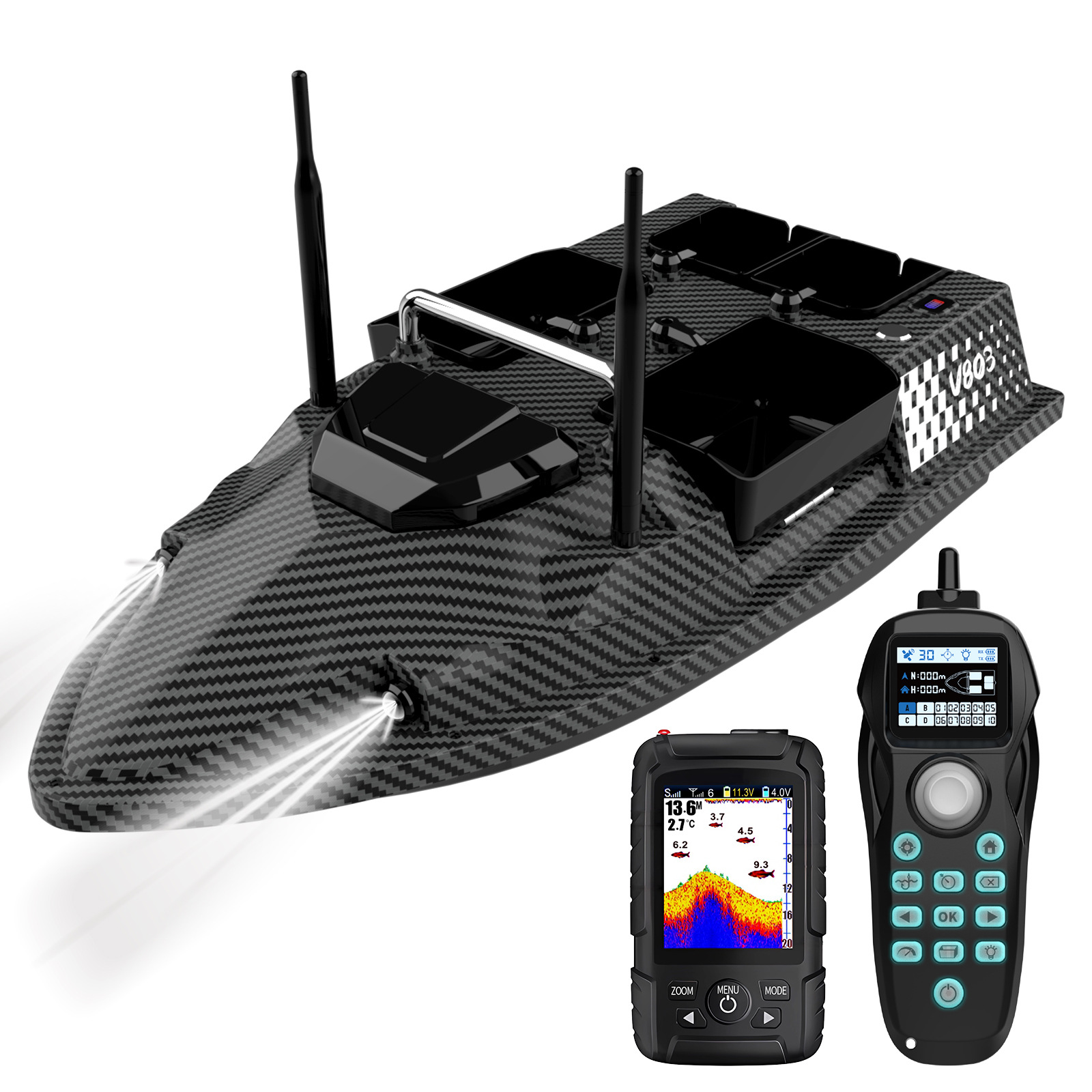 V803Pro GPS Enabled Remote Con - Fishing Gps ulasan dan harga