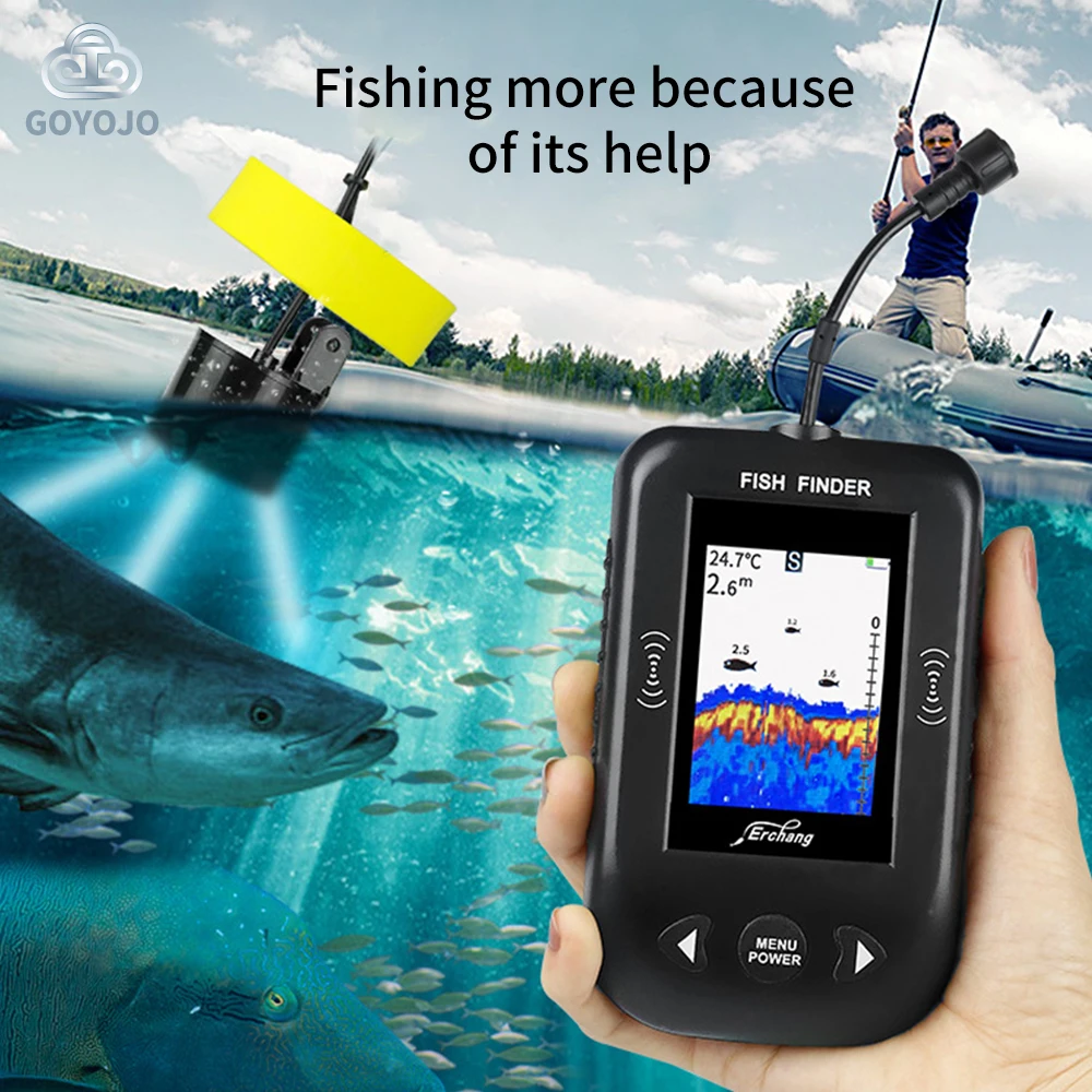 Fish Finder Sonar Wired Underw - Fishing Depth Finder ulasan dan harga